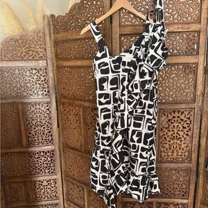 LA DOUBLEJ SOPHIA DRESS Black White